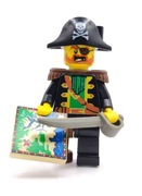 Lego Minifigures - Kapitan Pirat Roger / Pirates