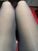 Rajstopy ocieplane legginsy imitujące skórę zimowe