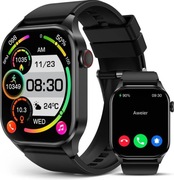 Smartwatch SOUYIE T08 2,04" wyświetlacz amoled czarny