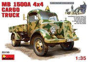 169 MINIART GERMAN MB 1500A 4x4 CARGO TRUCK