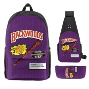 Backwoods plecak zestaw fioletowy