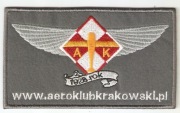 Naszywka Aeroklubu Krakowskiego.