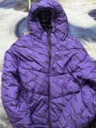 Kurtka puchowa CROPP fioletowa XS – stan bardzo dobry, zimowa, stylowa
