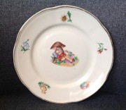 Kolekcjonerski talerz KRASNAL | porcelana Chodzież | PRL | bajkowy motyw