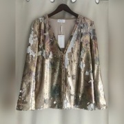 Marynarka blezer Sylwia Majdan złota cekiny M/38