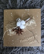 Kartka świąteczna ręcznie robiona handmade 