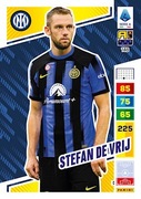PANINI CALCIATORI 2023-2024 De Vrij 148 Base Card Serie A