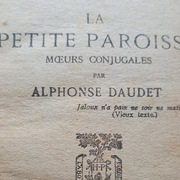 La petite paroiss  Alphonse Daudet