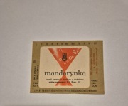 Etykieta mandarynka GS SCh w Szczucinie