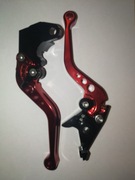 DŹWIGNIE KLAMKI HAMULCA I SPRZĘGŁA CZERWONE 