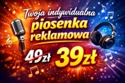 Piosenka na zamówienie  Personalizowana | Reklama |Realizacja 3h