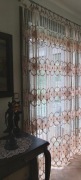 Piękna ażurową firana siatka vintage z lat 60-tych-wyjątkowe znalezisko PRL