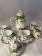 Porcelanowy serwis kawowy Tirschenreuth Germany 1960-1970 r