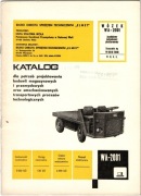 KATALOG WÓZEK JEZDNIOWY WA-2 STAL 258 PRL HUTA STALOWA WOLA 