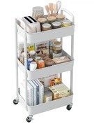 Sywhitta 3-poziomowy Wózek Kuchenny Na Kółkach Wózek Uniwersalny