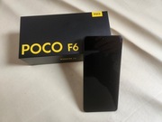 Smartfon POCO F6 8 GB / 256 GB 5G czarny + etui- JAK NOWY!!!