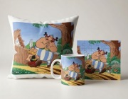 Asterix I Obelix komiks klasyczny zestaw prezent poduszka kubek puzzle 