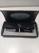 Długopis Parker Urban Black CT ballpoint + skórzane etui