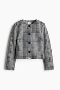 H&M krótki żakiet marynarka w kratkę oversize ponadczasowa Nowa XS 34 
