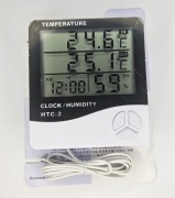 Termometr Elektroniczny HTC-1 Z Pomiarem Temperatury I Wilgotności