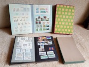 Znaczki pocztowe PRL lata 80te - dwa klasery