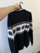 męski sweter bawełniany XL