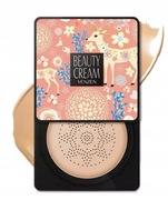 BEAUTY CREAM CC PODUSZKA POWIETRZNA Korektor SUPER PUDER W KREMIE Z GĄBKĄ