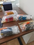 Tusze zamienniki XL 550 BK i 551 CLI - Zestaw 15szt.