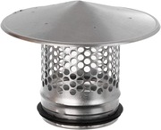 Metalowa osłona powietrza wylotowego, okap dachowy, rura zwijana, 100mm