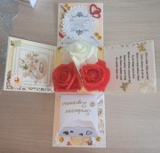 Pamiątka z okazji ślubu, exploding box ślubny 