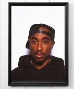 Plakat A4 kodak tupac 