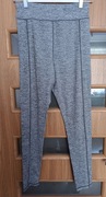 Legginsy damskie kolor jasny szary firma H&M rozmiar M