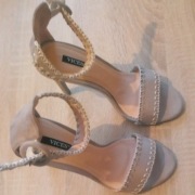 Szpilki VICES zamszowe bez palców