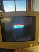 Retro monitor kineskopowy CRT Philips 105S VGA sprawny
