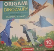 Origami dinozaury. Arkusze dwustronnie drukowane. Instrukcja składania