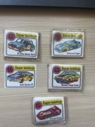 Naklejki PRL antyk moto kolekcja 5 szt