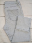 Jeansy Next 42 relaxed skinny jasny denim rurki elastyczne błękitne damskie