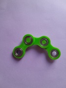 Potrójny obrotowy Fidget Spinner zielony sensoryczny Fidget Toy