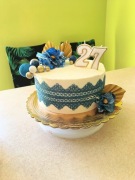 Koronka na tort,jadalne,masa cukrowa