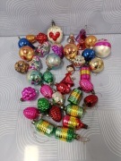 Bombki choinkowe prl zestaw 0k1 