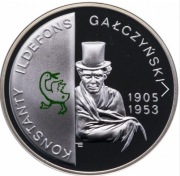 Srebrna moneta 10zł GAŁCZYŃSKI  - 0,42 oz uncji Ag 999. Czytaj opis