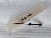 Różdżka Harry Potter drewniana w pudełku SUPER