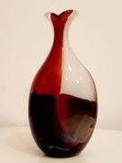 Stary Wazon szklany Szkło czeskie Flakon Prl