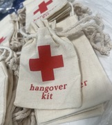 Zestaw lnianych woreczków hangover kit