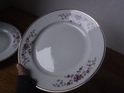 Porcelanowe talerze obiadowe z motywem kwiatowym Włocławek 2 Szt. ZOBACZ 