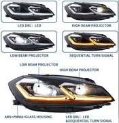 LED Reflektory przednie dla Volkswagen Golf MK7.5 2017-2020 EUROPA