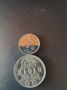 Dwie monety Chiny I Macau