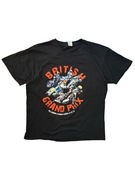 Piękna koszulka Raily Enduro Motorsport nadruk przód tył styl retro vintage