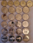 25 monet kolekcjonerskich Ag925,750 OKAZJA