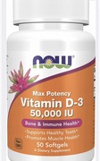 NOW Foods Witamina D3 50,000IU 50000 | 50 kap
